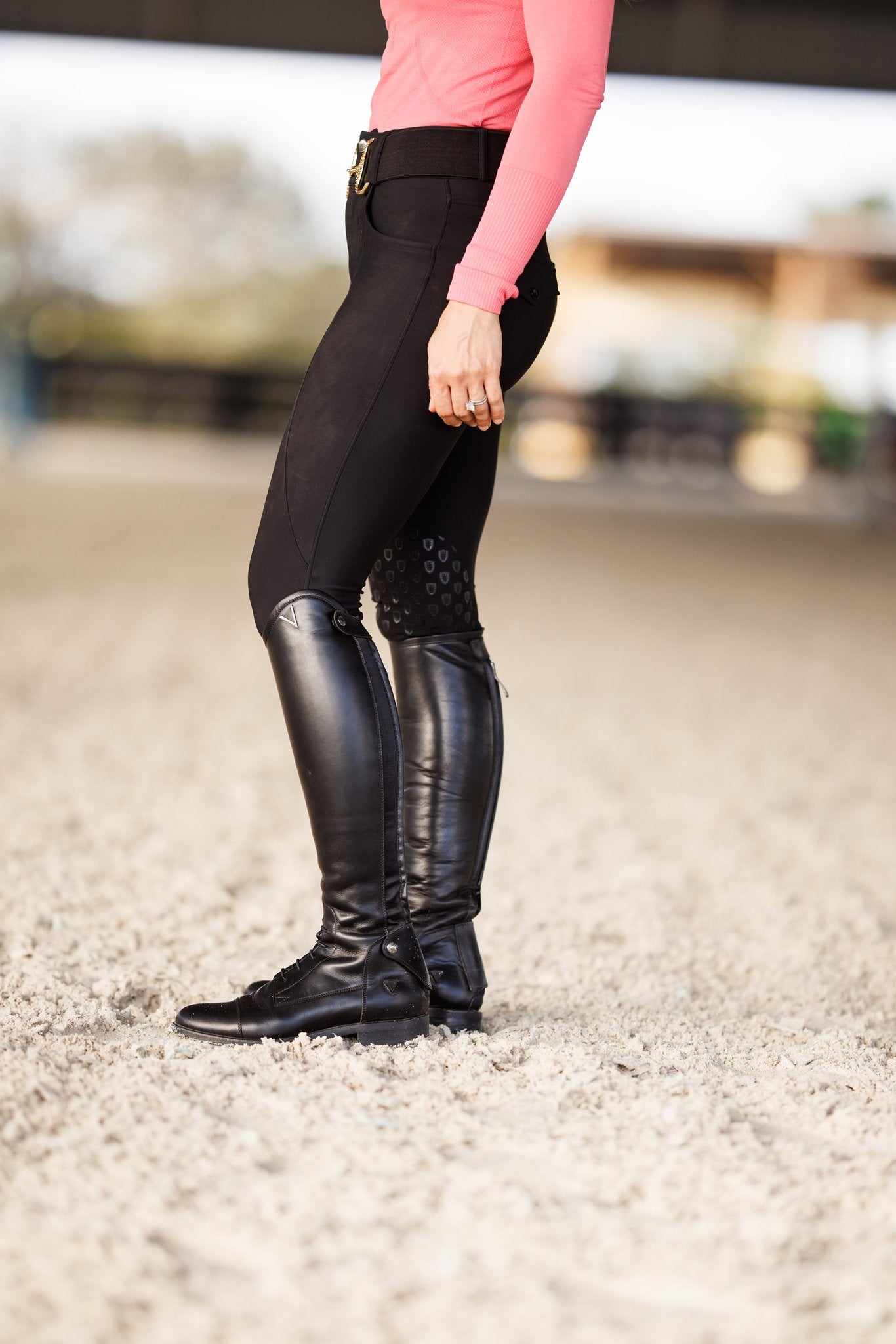 Willow Equestrian Training Breech Black