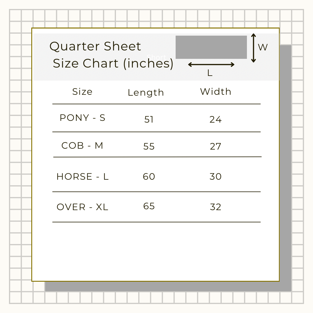 Basics Equestrian Classic Quarter Sheet