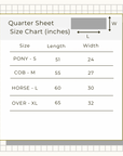 Basics Equestrian Classic Quarter Sheet