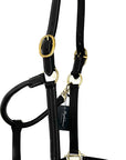 Brydalworx Triple Stitch Leather Halter Fixed Noseband