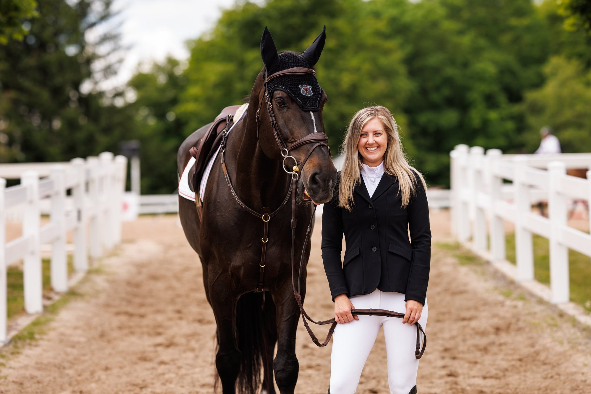 Willow Equestrian Luxe Show Jacket Black