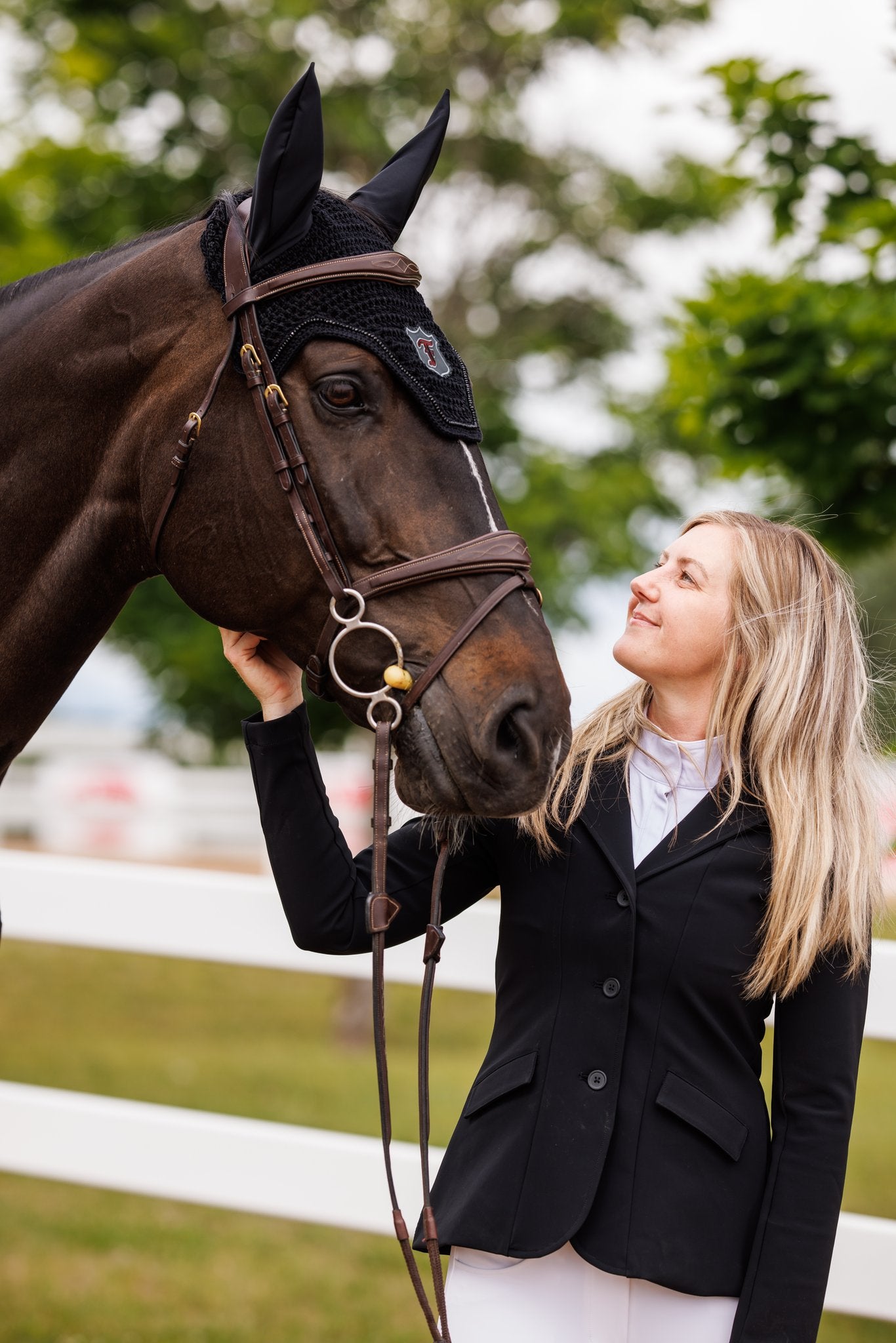 Willow Equestrian Luxe Show Jacket Black