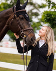 Willow Equestrian Luxe Show Jacket Black