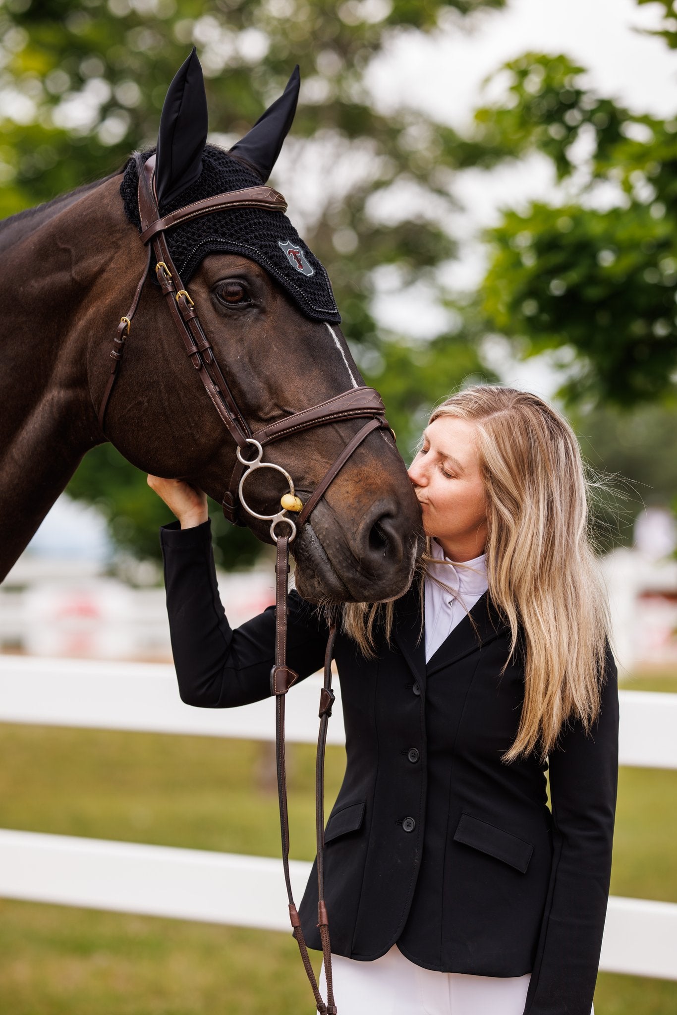 Willow Equestrian Luxe Show Jacket Black