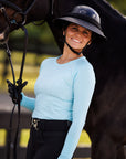 Willow Equestrian Seamless Long Sleeve Shirt Ocean