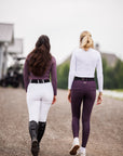 Willow Equestrian Training Breech Sangria