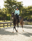 Willow Equestrian Seamless Long Sleeve Shirt Ocean