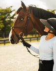 Willow Equestrian Seamless Long Sleeve Shirt Baby Blue