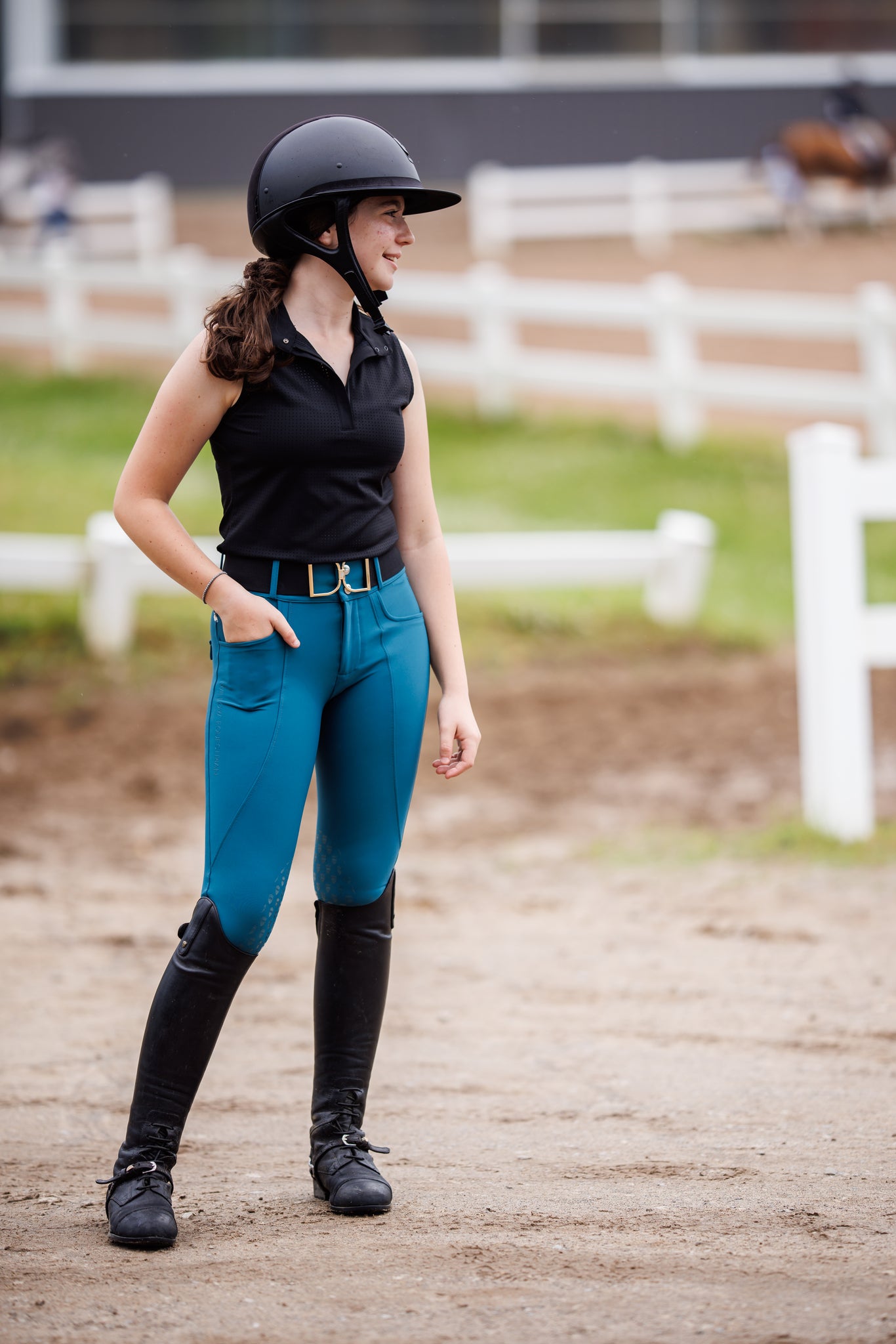 Willow Equestrian Training Breech Jade